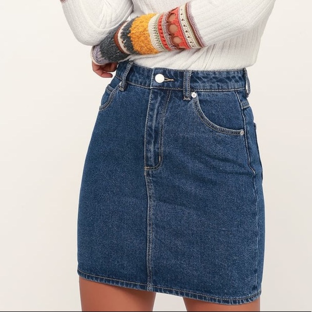 Rolla’s Denim Mini Skirt